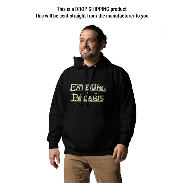 Entering Polaris - Songs Of Ivory And Obsidian black hoodie