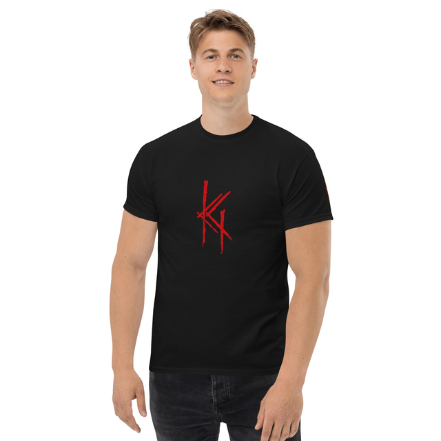 Kristoffer Gildenlöw - unisex t-shirt black 'KG logo' design